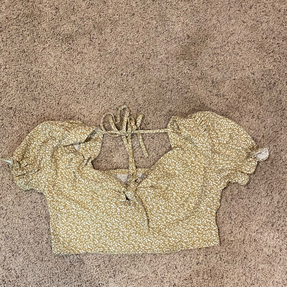 Shein olive green top